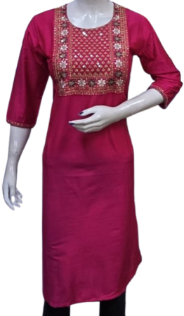 ONV009 Big Embroidery Kurti