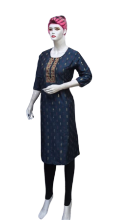 ONV016 Silk Small Embroidery Kurti