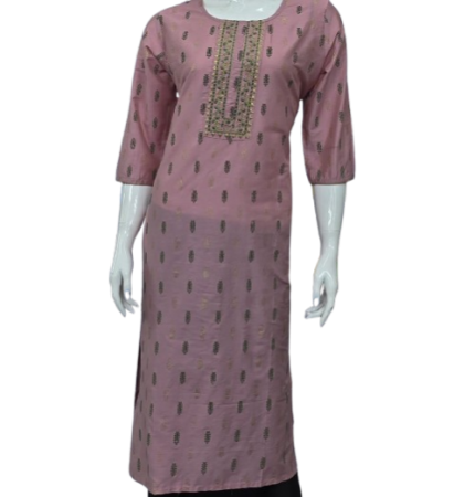 ONV020 Silk Small Embroidery Kurti