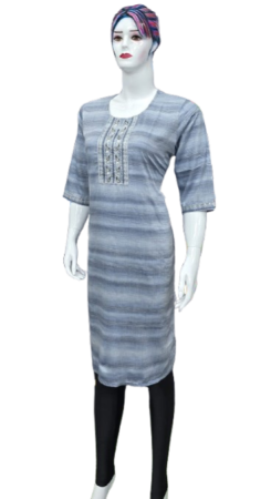 ONV042 Small Embroidery with Sequence Kurti