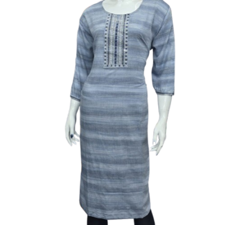 ONV044 Small Embroidery with Sequence Kurti