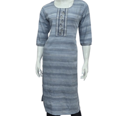 ONV048 Small Embroidery with Sequence Kurti