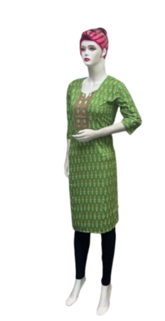 UJ053 Small Embroidery with Pocket Kurti