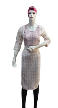 ONV059 Big Embroidery Kurti