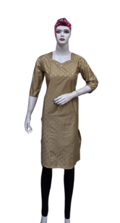 ONV098 Silk V Embroidery Kurti