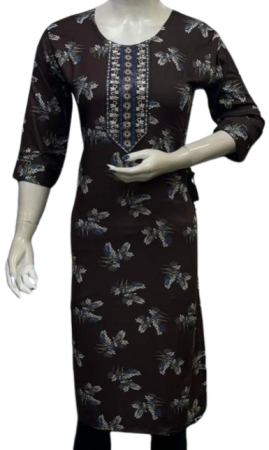 UJ0104 Small Embroidery with Pocket Kurti