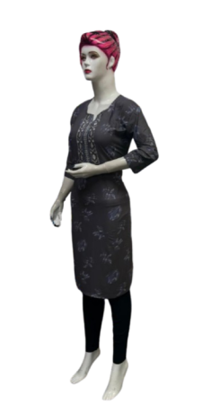 UJ0105 Small Embroidery with Pocket Kurti