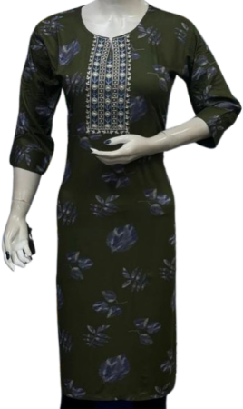 UJ0106 Small Embroidery with Pocket Kurti