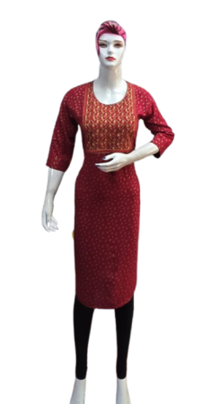 ONV0117 Big Embroidery Kurti