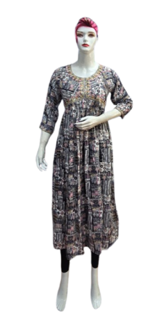 Che0136 Aliya Cut Kurti