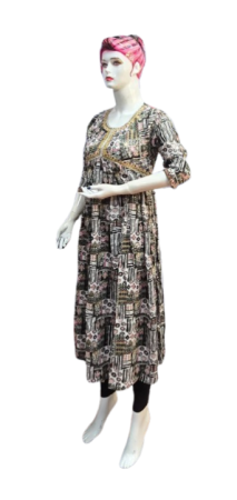 Che0137 Aliya Cut Kurti