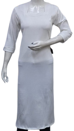 ONV0154 Popcorn Side Open Kurti