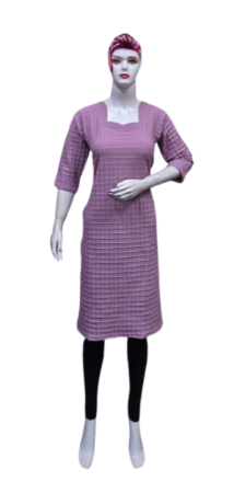 ONV0159 Popcorn Side Open Kurti