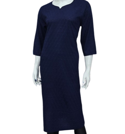 ONV0168 Chikankari Side Open Kurti