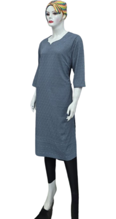 ONV0169 Chikankari Side Open Kurti