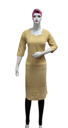 ONV0173 Chikankari Side Open Kurti