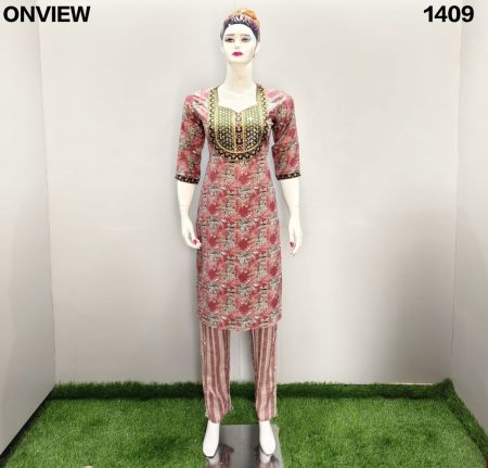 ONV1409 EMBROIDERY 2 PIECE SET