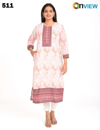 ONV511 COTTON CHIKANKARI WORK WITH DIGITAL PRINT